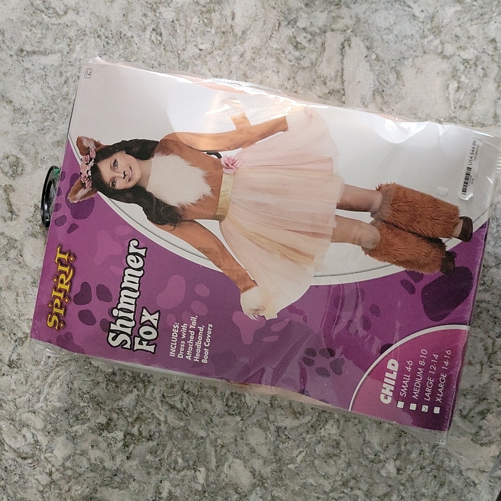 Girls Halloween Fox costume
